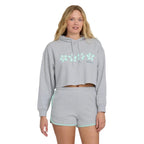 Billabong Palmer Fleece Short in Heather Gray front view