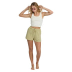 Billabong Rerun Knit Tank in White Cap front full view