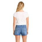 Billabong Riley Denim Short in Pacific Wash back view