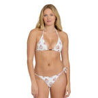 Billabong Sandy Shells Remi Tri Swim Top in Salt Crystal front view