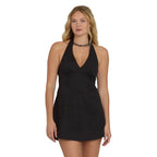 Billabong Sunny Sometimes Dress in Black Sands front view