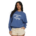 Billabong Treasure Cay Fleece Sweatshirt in Dutch Blue front view