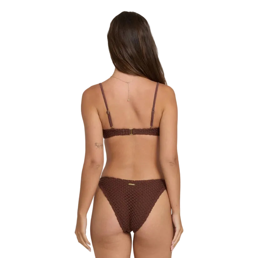Billabong Twisted Tides Maui Swim Bottom Espresso back view