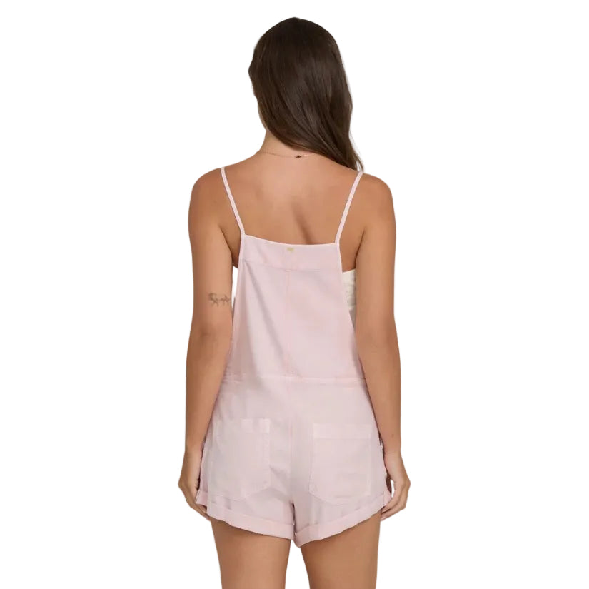Billabong Wild Pursuit Overall Romper in Rosewater back view