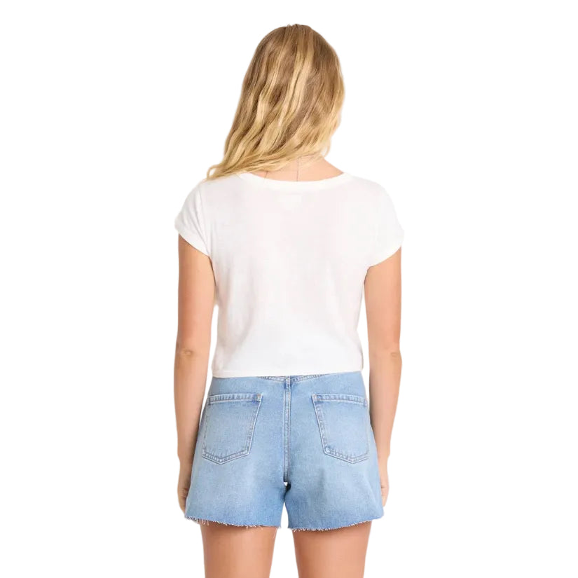 Billabong women’s Daily Tee in Salt Crystal back view