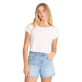 Billabong women’s Daily Tee in Salt Crystal front view