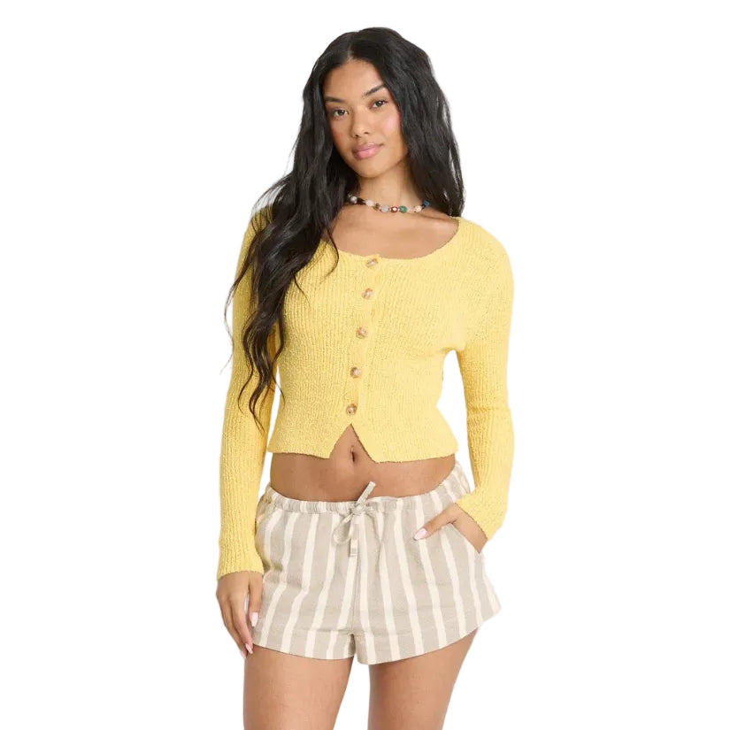 Front view of Billabong Women’s Good Luck Cardigan in Sundress