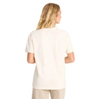 Billabong Women's Heading West SS Tee in White Cap back view