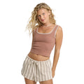 Front view of Billabong Women’s Shell Time Tank Top in Sugar Almond