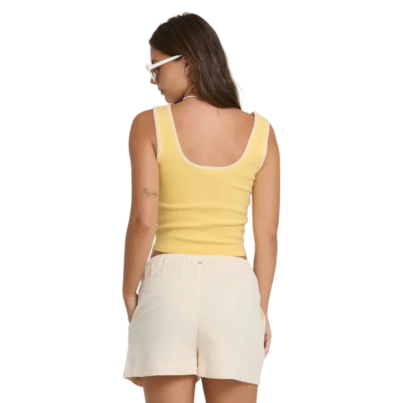 Back view of Billabong Women’s Shell Time Tank Top in Sundress