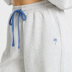 Billabong Sunset Fleece Sweatpants waistband and logo detail