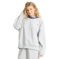 Billabong women’s Sunset Palm Crewneck Sweatshirt in Heather Gray front view