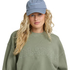 Billabong Vibes Kendal Crewneck Sweatshirt embroidery detail