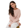 Esqualo Women's Sweater Cable Square