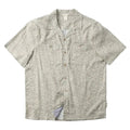 Cotopaxi Afuera Button Up Shirt in Cenotes Mineral displayed in a flat lay view