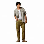 Cotopaxi Afuera Button Up Shirt in Cenotes Mineral front view featuring camp collar styling and dual chest pockets