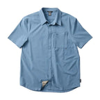 Cotopaxi men’s Pulso Tech Shirt in Steel Blue front view