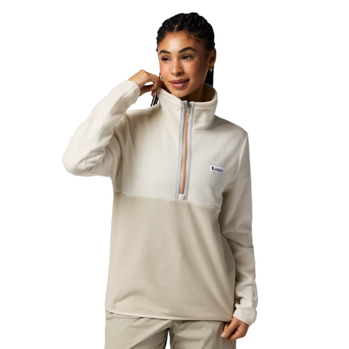 Cotopaxi Womens Amado Fleece Pullover in Calk / Mineral 