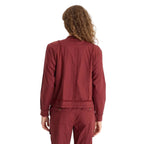 XCVI Women's Freyda Bomber in Twinberry back view