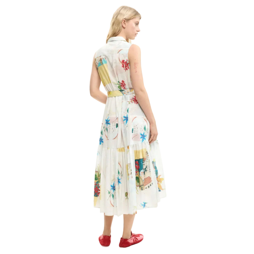 Postcards Shirt Dress