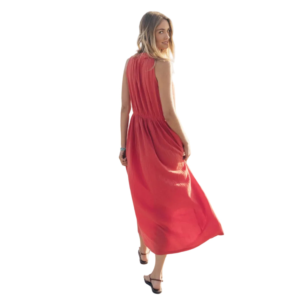 Dylan Calli Dress Chili smocked back view