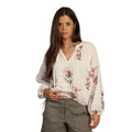 Dylan Flower Child Blouse in Multi front view
