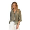 Dylan Gigi Blouse in Olive front view