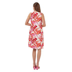 Esqualo Dress Wonders back view featuring the zipper closure and flowing fit