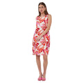 Esqualo Dress Wonders front view showcasing the flattering silhouette and elegant design on model