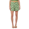 Esqualo Tropical Print Shorts front view showcasing the vibrant tropical print and comfortable fit