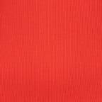 Close-up detail of satin trim on EsQualo Satin Binding Rib Knit Singlet in Red