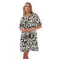 Esqualo Sunset Dress Short Model Closeup