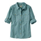 ExOfficio No Fly Zone Seersucker Explorer Shirt Plaid plaid fabric detail