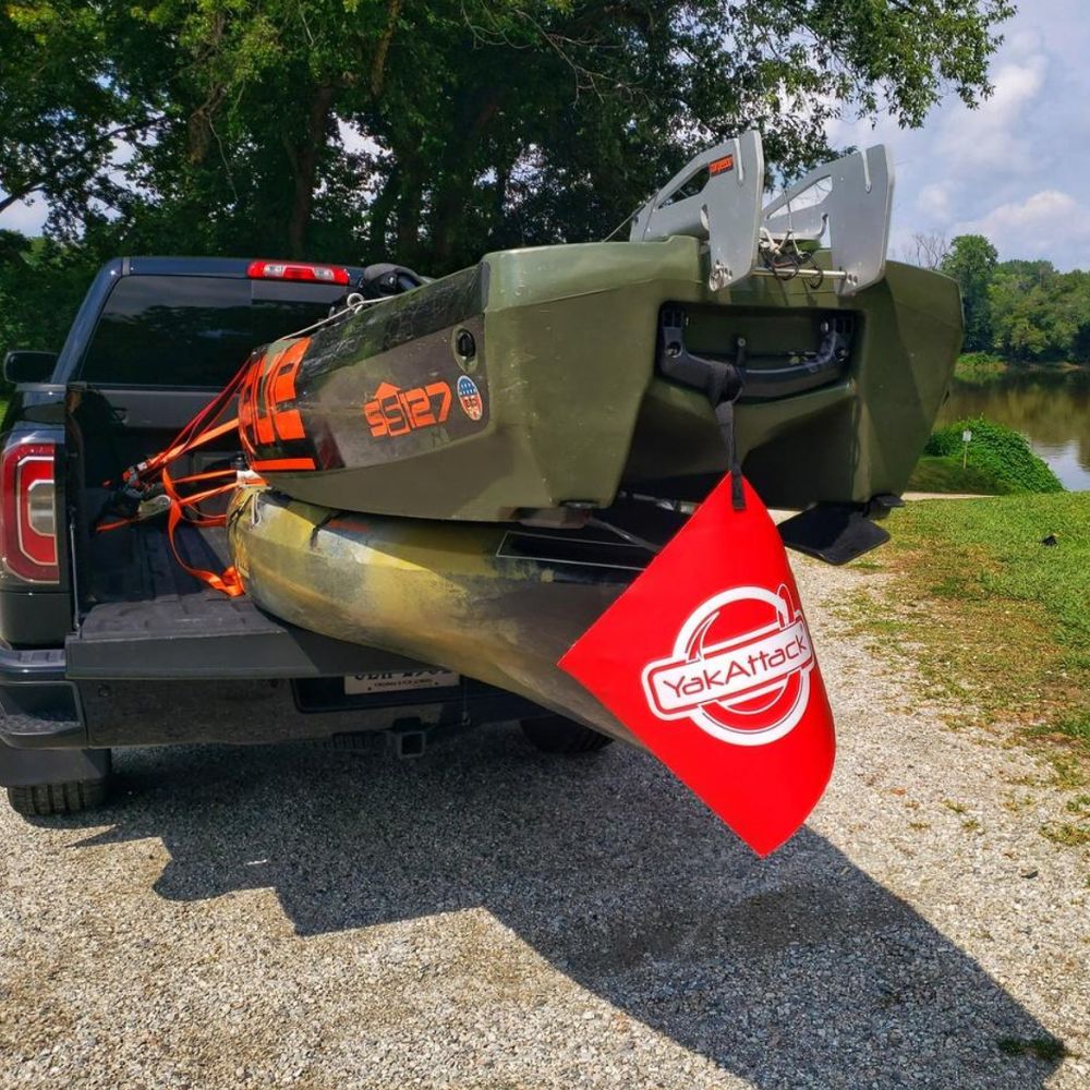 YakAttack Get Hooked Logo Tow Flag