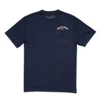 Howler Brothers Cotton Pocket Tee in Frutería Flotante/Navy front view