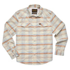 Howler Brothers H Bar B Tech L/S Shirt in Cameron Plaid/Cream front view