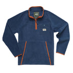 Howler Brothers Men's Free Range Fleece Pullover in Nightfall front view
