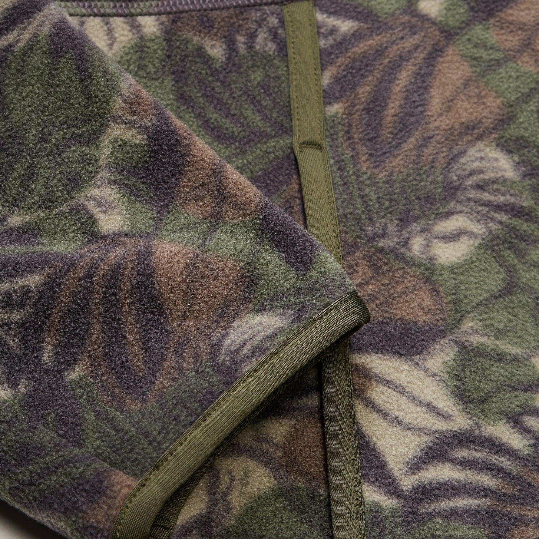 Detail of Howler Brothers Men's Free Range Fleece Pullover in Tropic Noir