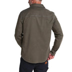 Howler Brothers Men's HB Trade Shirt in Anthracite back view