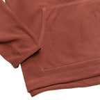 Howler Brothers Men's Palo Duro Fleece Hoodie in Mink Brown, detail view