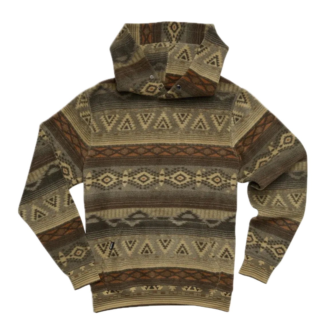 Howler Brothers Men's Tajima Hoodie in Canyon Codes Capers front view