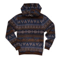 Howler Brothers Men's Tajima Hoodie in Canyon Codes Winter Sky front view