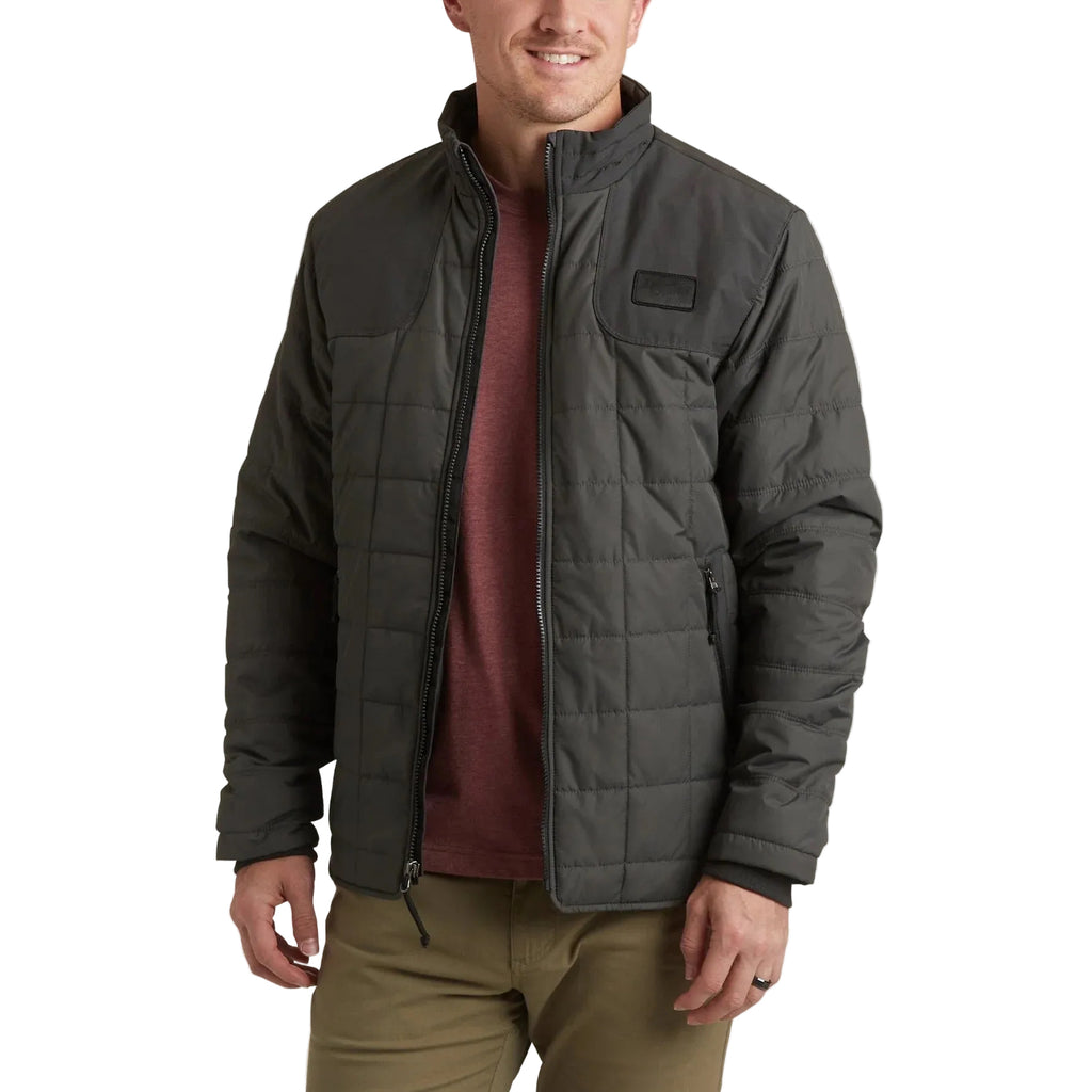 Howler Brothers Men's Merlin Jacket in Double Black front view