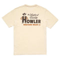 Back view of the Howler Brothers Western Wear Cotton Tee in Natural