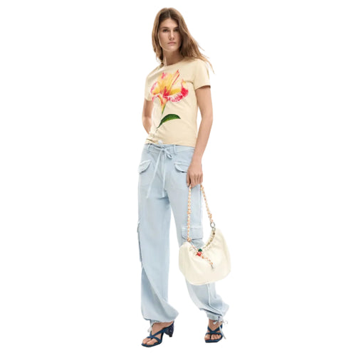 Big flower T-Shirt