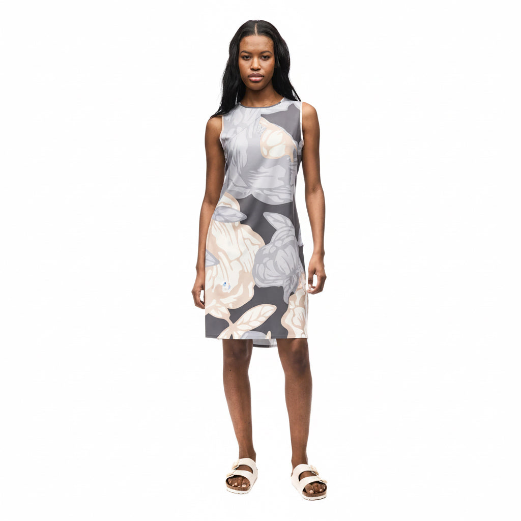 Indyeva Lieve Dress in Boreal Piwonia Print front view