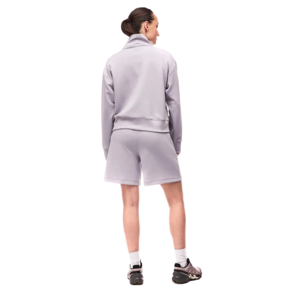 Indyeva women’s Calido Full Zip Sweatshirt in Rocky back view
