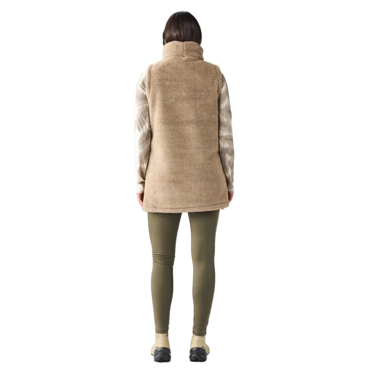 Indyeva Women's Flumma Tunic in Dune back view