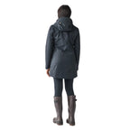 Indyeva Women's Kisa III Rain Jacket in Black back view