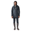 Indyeva Women's Kisa III Rain Jacket in Black front view